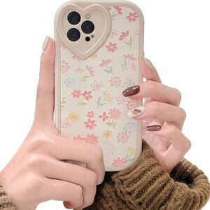***NEW iPhone Case - Cute Flowers and Heart Lens Protector | iPhone 12 Pro Max